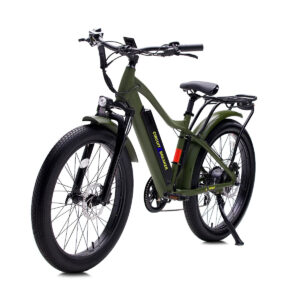 OH WOW Circuit Breaker Army Green electric bike at SoFlo eBike Shop Miami